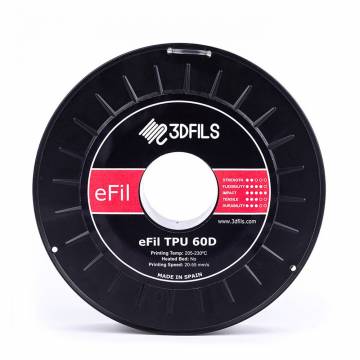 Filamento flexible 3D TPU 60D Natural
